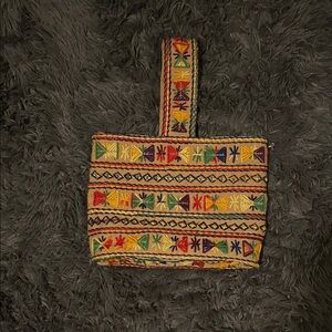 Hand crafted Multicolor Patterned Women's Tote Bag